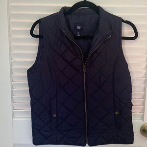 Gap Navy Puffer Vest